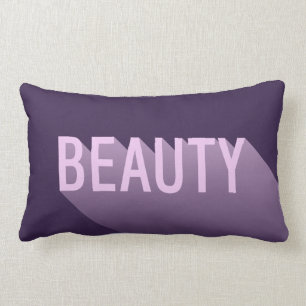 Typografie Modern Lavender Paarse Beauty Kussen
