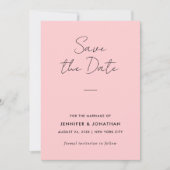 Typografie Modern Sjabloon Blush Roze Elegant (Voorkant)