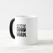 TYPOGRAFIE mok ontwerp/ schrijf en drink. (Voorkant links)