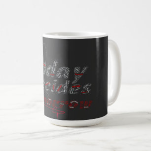 Typografie 'Morgen Begint Vandaag' Koffiemok