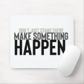 typografie motivatie prijsopgave maakt het mogelij muismat (Met muis)