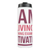 Typografie Motivatie thermische trommel Thermosbeker (Voorkant)