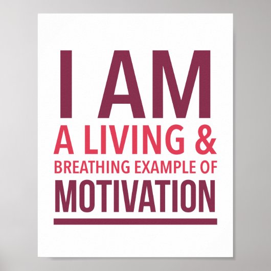 Typografie Motivatieposter Poster (Voorkant)