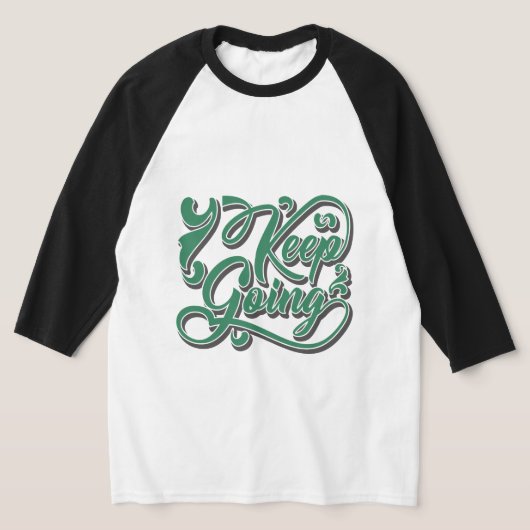 Typografie motivationeel ontwerp t-shirt (Laagn)