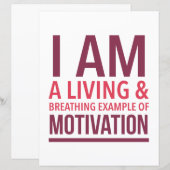 Typografie Motiverend Scrapbook Papierblad (Voorkant / Achterkant)
