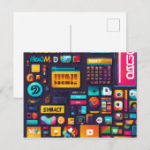 Typografie MOV: Draag uw woorden Briefkaart (Voorkant / Achterkant)