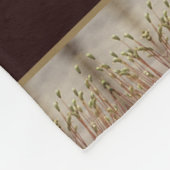 Typografie Naam Elegant Grey Designer Fleece Deken (Hoek)