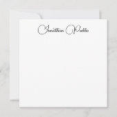 Typografie Naam Modern Elegant Sjabloon (Voorkant)