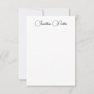 Typografie Naam Sjabloon Elegant Modern Verticaal