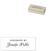 Typografie Naam Sjabloon Handgemaakt Koop Online Rubberstempel (Gestempeld)