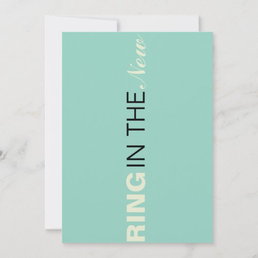 TYPOGRAFIE NIEUWE JAREN | OPENBARE PARTIJEN KAART (Achterkant)