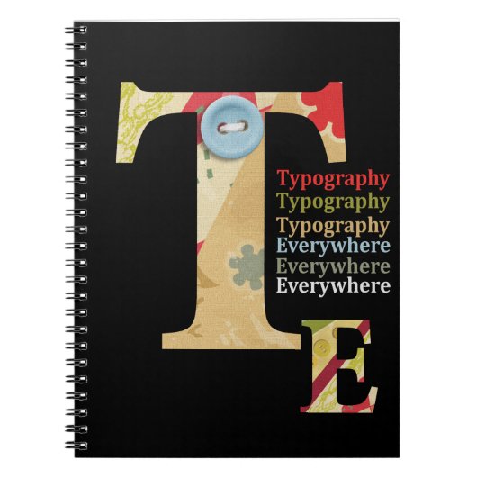 Typografie Notitieboek (Voorkant)