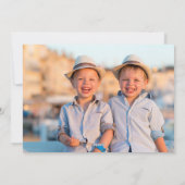 Typografie Oh wat leuk! Kaart voor Kerstmis (Achterkant)