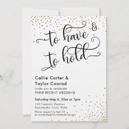 Typografie 'Om te hebben en te houden', nepgouden  Kaart