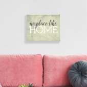 typografie omwikkelde canvas home quote afdruk (Insitu (Woonkamer))