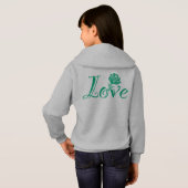Typografie ontmoet Natuur: het liefde Roos (Achterkant volledig)
