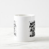 Typografie ontwerp Motiverend Koffiemok (Center)
