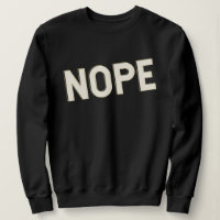 Typografie ontwerp NOPE vet lettertype