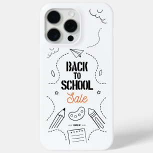 Typografie ontwerp voor terug naar school iPhone 15 pro max hoesje