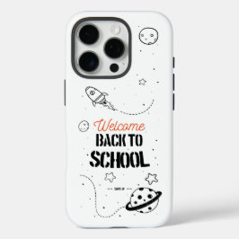 Typografie ontwerp voor terug naar school iPhone 16 pro hoesje