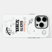 Typografie ontwerp voor terug naar school Case-Mate iPhone case (Achterkant (horizontaal))
