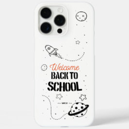 Typografie ontwerp voor terug naar school iPhone 16 pro max hoesje