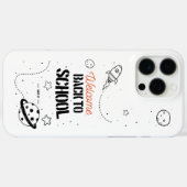 Typografie ontwerp voor terug naar school Case-Mate iPhone case (Achterkant (horizontaal))