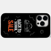 Typografie-ontwerp voor terug naar school Case-Mate iPhone case (Achterkant (horizontaal))