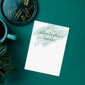 Typografie-oorringen voor sieraden visitekaartje