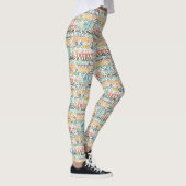 typografie over wake up stand up leggings (Rechts)