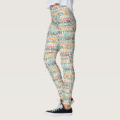 typografie over wake up stand up leggings (Links)