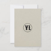  Typografie Packaging Order Hartelijk dank Bedankkaart (Achterkant)