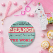  typografie papieren bordje (Feest)