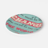  typografie papieren bordje (Gekanteld)