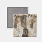 Typografie Parijs Magneet (Voorkant / Achterkant)