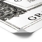  typografie Perfume Advertisement Poster (Hoek)