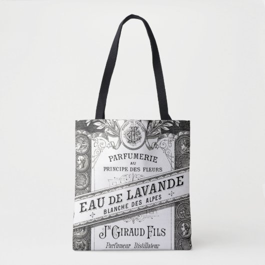  typografie Perfume Advertisement Tote Bag (Voorkant)