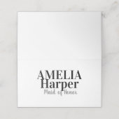 Typografie Plaats kaarten Weddenschappen Plaatskaartje (Buitenkant ongevouwen)