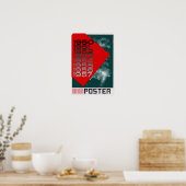 Typografie Poster Moderne Retro Kunst Mid-Century (Keuken)