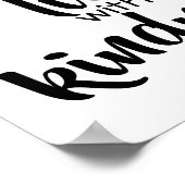 typografie poster zwart - wit (Hoek)