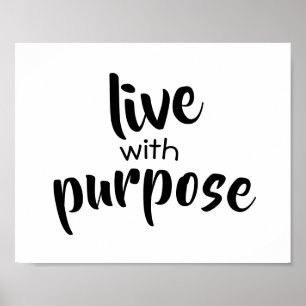 typografie poster zwart - wit