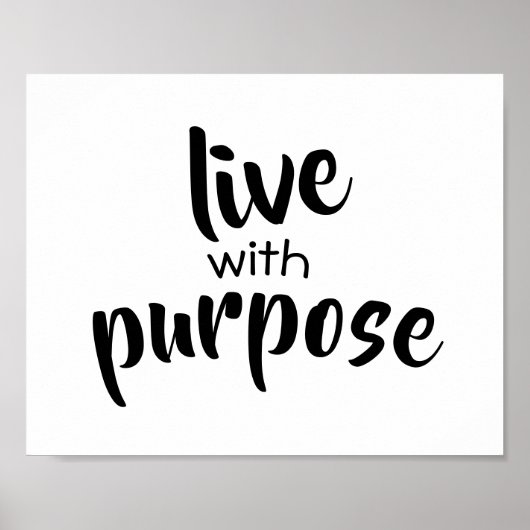 typografie poster zwart - wit (Voorkant)