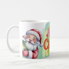 Typografie Prettig kerstfeest en lichten & herten Koffiemok