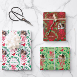  Typografie Prettige feestdagen Fotografie van bei Inpakpapier Vel