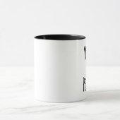 Typografie Quote Je bent mijn persoonlijke vriend Mok (Midden)