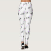 typografie Quote Leggins Leggings (Achterkant)