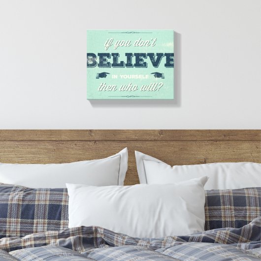 Typografie quote Poster Canvas Afdruk (Insitu (Slaapkamer))