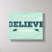 Typografie quote Poster Canvas Afdruk (Voorkant)