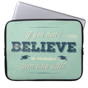 Typografie quote Poster Laptop Sleeve