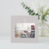 Typografie redt de Data Photo Blinds Kaart (Staand voorkant)